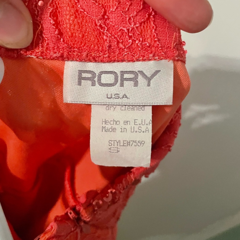 High-low pink sequined homecoming dress size S